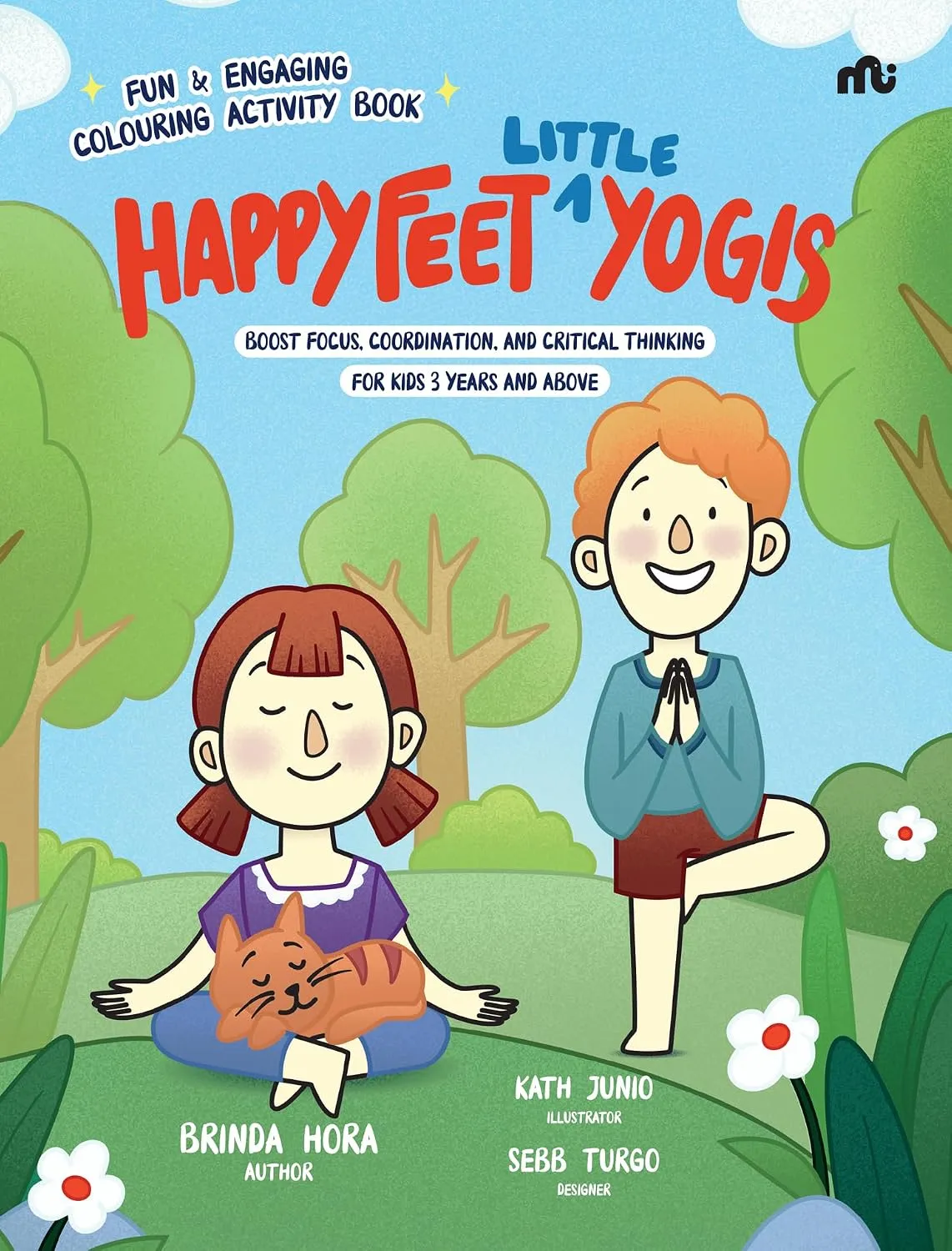 Happy Feet ‘Little’ Yogis colouring activity book